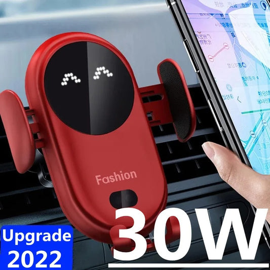 Support de chargeur sans fil 30W pour voiture