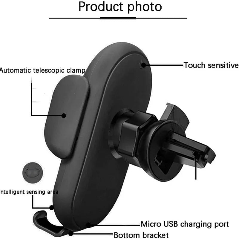 Support de chargeur sans fil 30W pour voiture